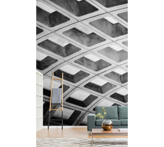 Photo wallpaper Your interior 3D Concrete squares 19999