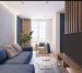 Curtain for the living room, straight, dense 20202341