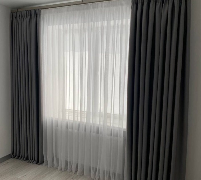 Straight blackout curtains for the bedroom 20202326