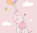 Photo wallpapers Wallstyle Elephant on a balloon 626228180