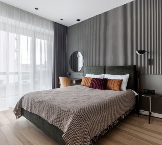 Velvet curtains and tulle for the bedroom 20220024