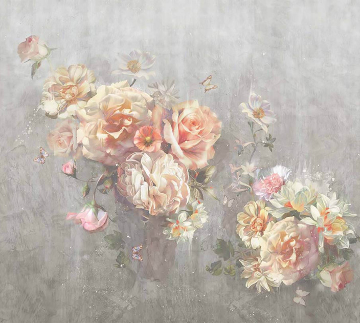 Photo wallpapers Wallstyle Flower composition 6280920192