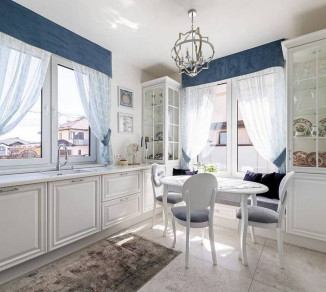 Provence curtains with lambrequins 20202193