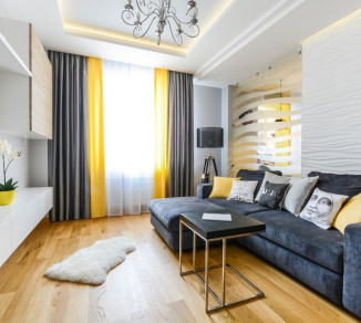 Curtains in the apartment in the living room 20207008
