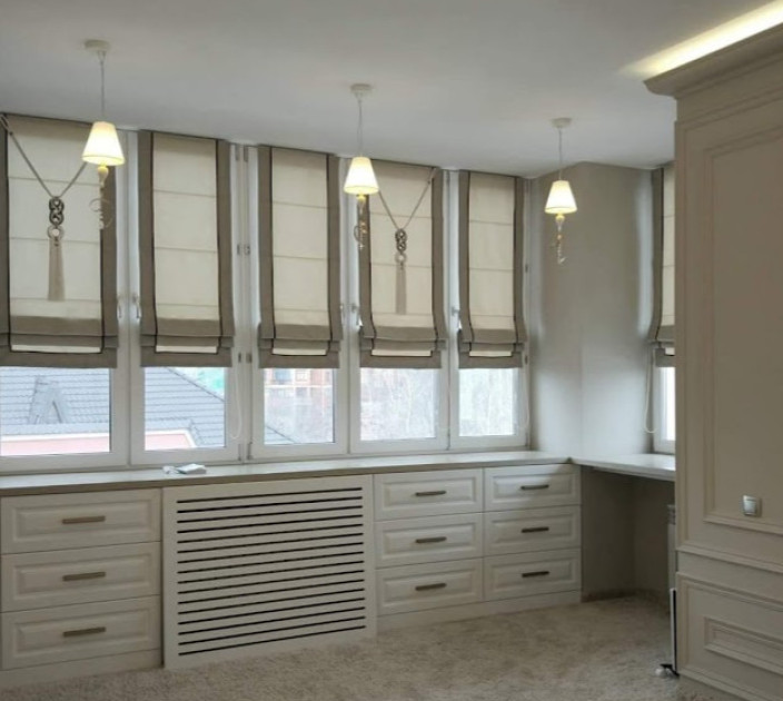 Roman curtains with tassels 20202181