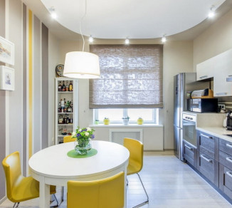 Curtains in the apartment in the kitchen 20207007