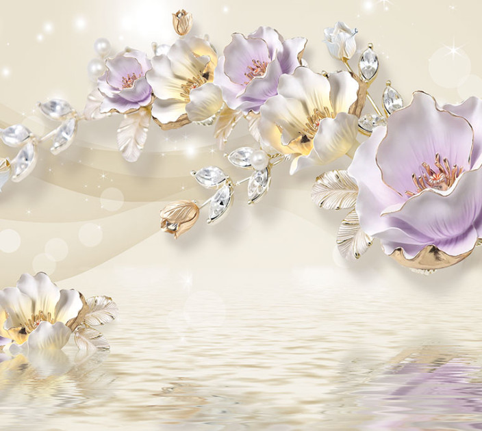 Photo wallpapers Wallstyle Flowers 16609898
