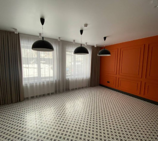 Straight curtains for the kitchen 20202324