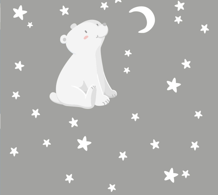 Photo wallpaper Wallstyle Bear 5121020194