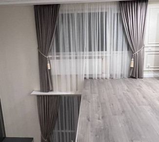 Curtains for the staircase and hall 20202200