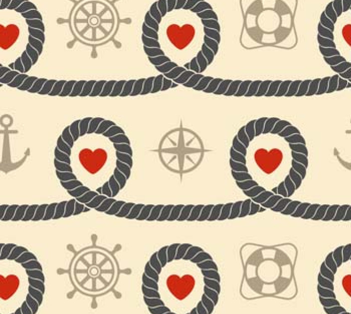 Photo wallpapers Wallstyle Sea pattern 11084 
