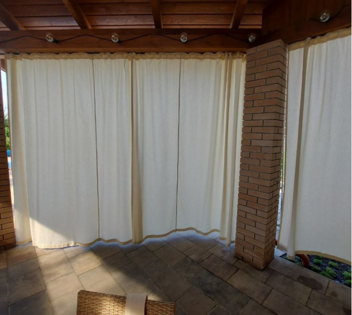 Curtains for the gazebo 20201010