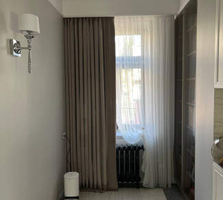 Velvet curtain on a backing 20202320