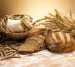 Photo wallpapers Wallstyle Basket of bread 112374617