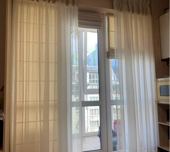 Roman curtains and tulle for panoramic windows 20202272