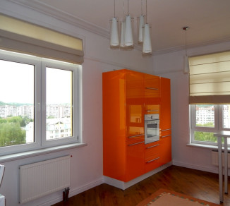 Light Roman curtains for the kitchen 20203098