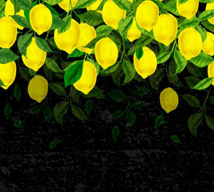 Photo wallpaper Your interior 3D Lemons 21192