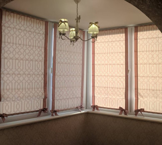 Roman curtains for the balcony 20202090