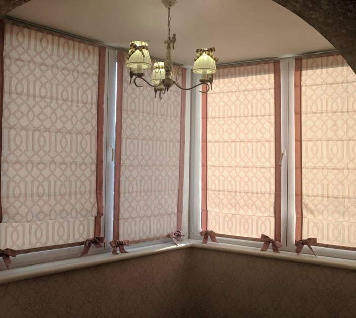 Roman curtains for the balcony 20202090