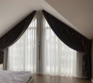 Curtains and tulle for skylights 20202285