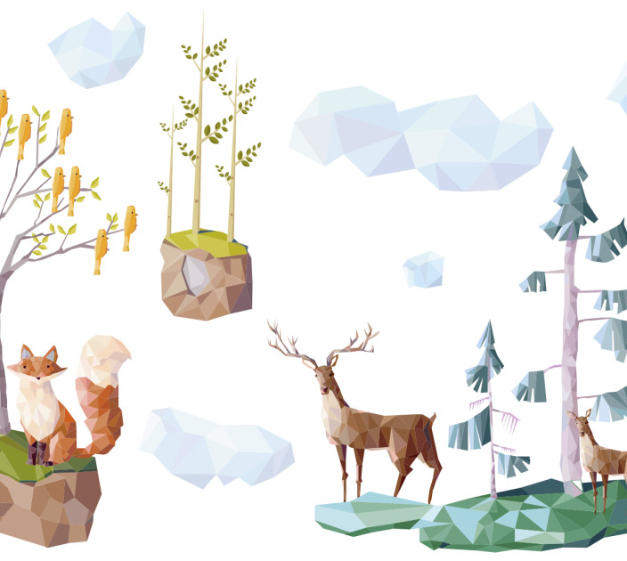 Photo wallpapers Wallstyle Forest 5080820194