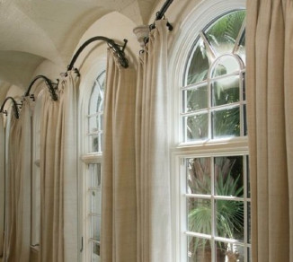Curtains on the arch 20201016