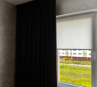 Straight curtain and blind 20202192