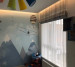 Roman curtain and tulle in the nursery 20202266