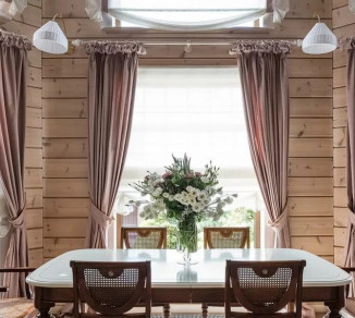 Curtains in the dining room cottage 20206008