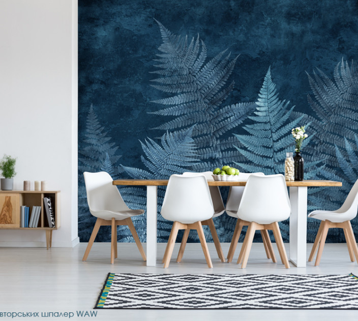 Photo wallpaper WAW Author's wallpaper workshop Listya paporoti kolіr a