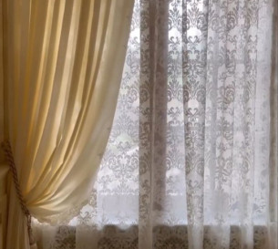 Classic curtain and lace tulle 20202263
