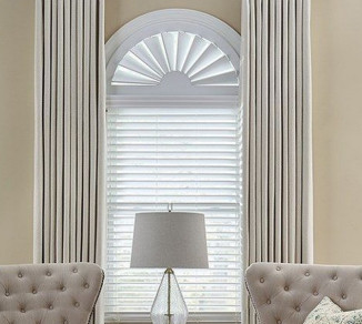 Curtains on a pleated arch 20201017