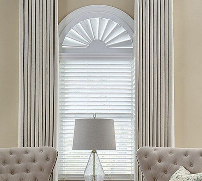 Curtains on a pleated arch 20201017