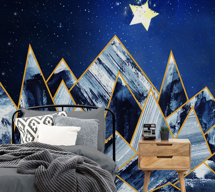 Photo wallpaper Your interior 3D Marble mountains 20206