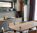Straight curtains for the kitchen 20202212