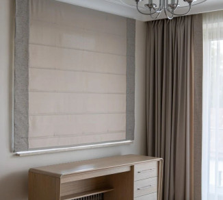 Roman blind on a backing 20202164