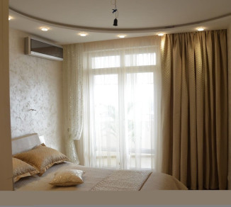 Curtains and tulle for the bedroom 20202185