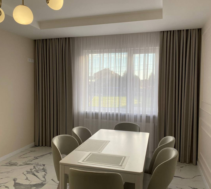Curtains for the kitchen, fold 1:3. 20202333