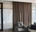Curtains for the living room on panoramic windows 20202186