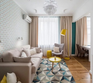 Curtains in the apartment in the dining room 20207003