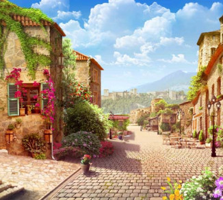 Фотошпалери Wallstyle Вулиця 35288