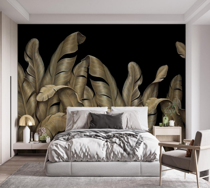Photo wallpaper Your interior leaves 202317