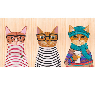 Photo wallpapers Wallstyle Cats 8091020191