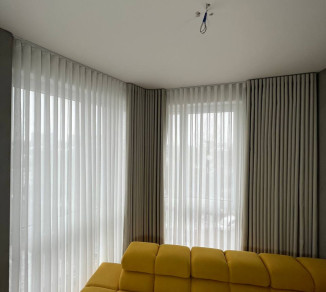 Straight curtains with a perfect fold 20202197