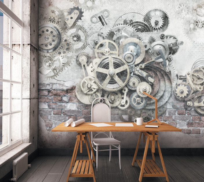 Photo wallpapers WAW Author's wallpaper workshop Mashina chasu kolіr a