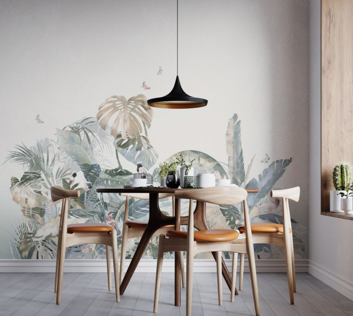 Photo wallpaper Your interior leaves 202325