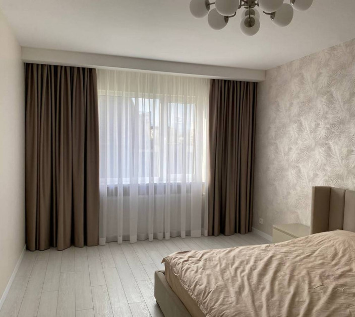 Straight curtains for the bedroom, Dimaut fabric 20202162