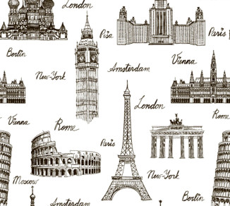 Фотошпалери Wallstyle Міста 319296680