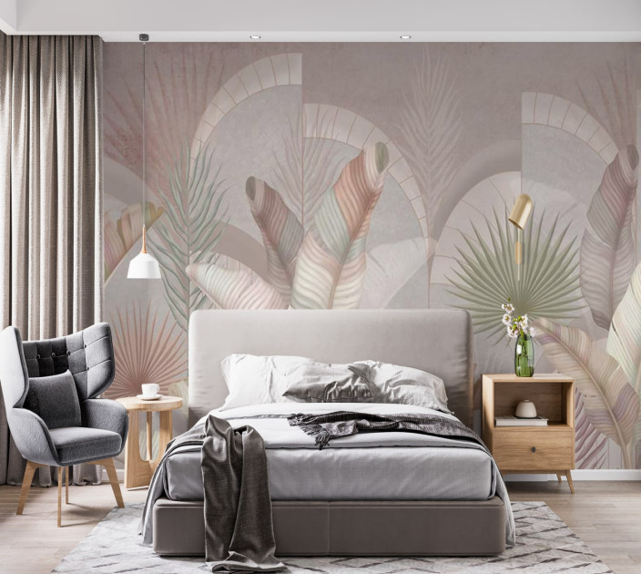 Photo wallpaper Your interior leaves 202306