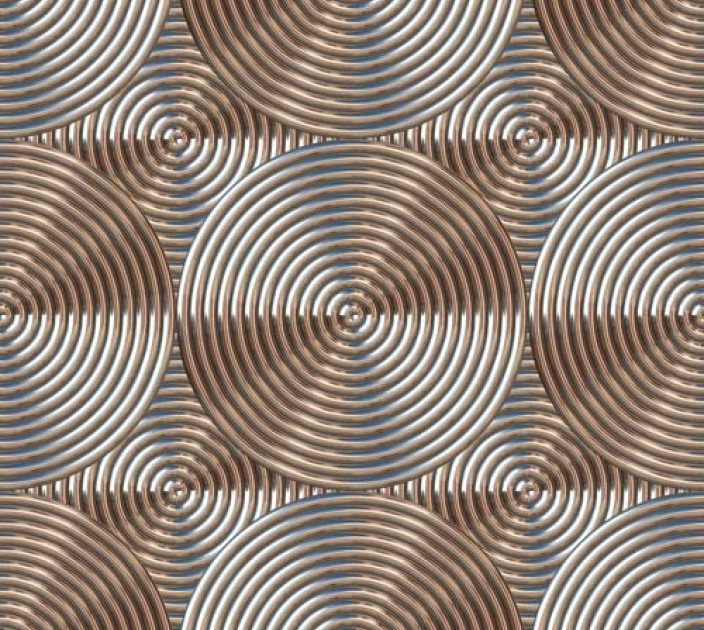 Photo wallpapers Wallstyle 3D circles 4176